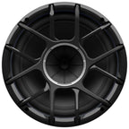 wet sounds REV12 Black HD Tower Speaker with XZ Black Zero Style Grille Black X-Mount Kit