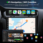 Car Stereo Radio for Toyota Tacoma 2005-2013 with Wireless Carplay & Android Auto,9.7 Inch Car Audio Receiver GPS Navigation Unit with Bluetooth Head Unit Backup Camera WiFi SWC- 2G+32G