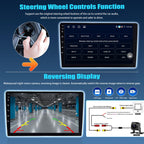 SIXTOP 4G+64G Android Car Stereo Radio for Jeep Wrangler JL Gladiator JT 2018-2021 Wireless Carplay Android Auto 9 Inch Touchscreen GPS Bluetooth 5.0 Head Unit WiFi 6 FM/RDS EQ SWC AHD Backup Camera
