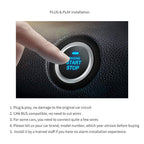 EC002PP-T2 Remote Starter PKE kit Push Start Button fit for Select Toyota Camry CAN Bus Compatible (Fit for Key Start Petrol Camry 2006-2014)