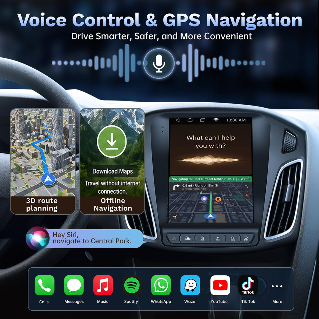 [8Core 4G+32G] Car Radio for Ford Focus 2012-2018