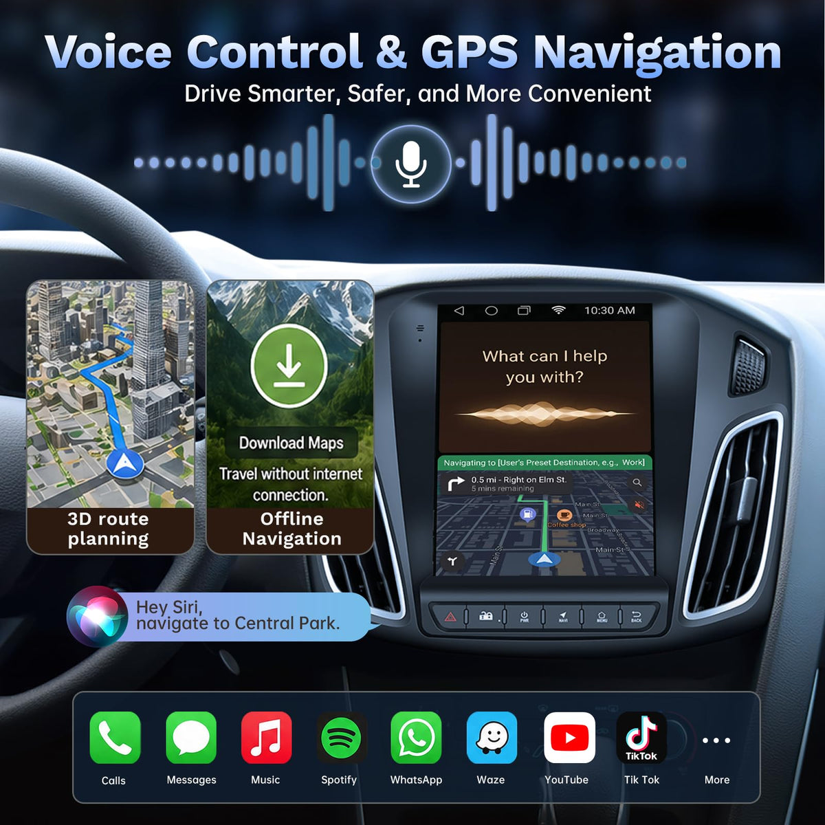 [8Core 4G+32G] Car Radio for Ford Focus 2012-2018