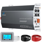 2500W Pure Sine Wave Inverter with Built-in ATS 12V DC to 120V AC for RVs
