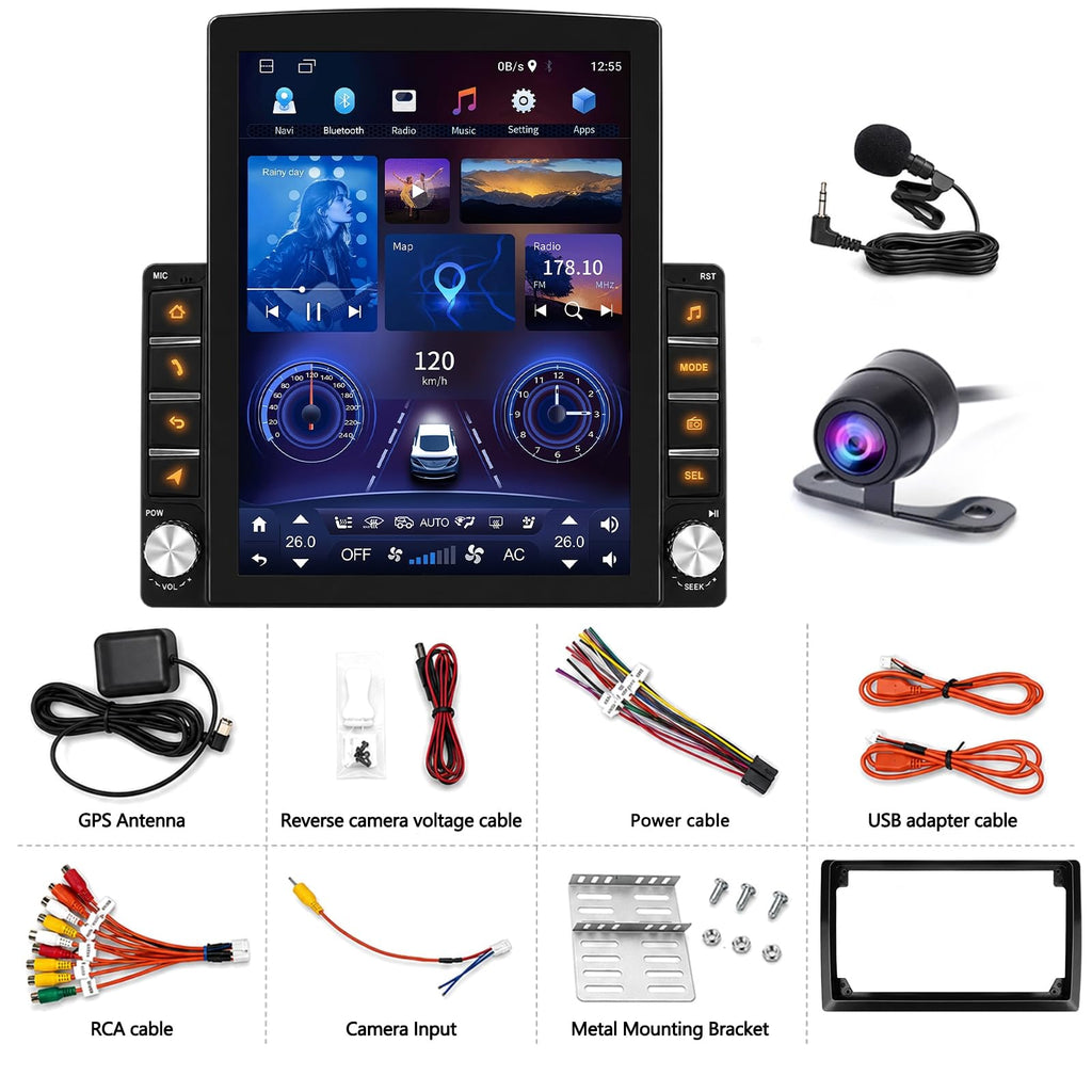 Android 15 Car Radio for Ford F150 2004-2008 Wireless CarPlay Android Auto