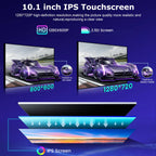 [4+64G] Upgrade Radio for Chrysler Town & Country 2001-2007: NHOPEEW 10.1 inch IPS Touchscreen Android Radio - Wireless Carplay and Android Auto, Custom Homepage, DSP/EQ, 5G/WiFi + Backup Camera