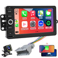 QLED Radio for Chevy Chevrolet Silverado SSR Tahoe 2003-2006,GMC Siera Yukon 2003-2006,Hummer H2 2003-2007,CarPlay Android Auto Ready,Touch Screen Stereo,Free Back Camera