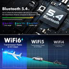 4+64GB 9 Inch Touchscreen Android 14 Car Radio Stereo for Ford Mustang 2015-2020 with CarPlay/Android Auto Car Radio, Support WiFi 6, Bluetooth,5.4, Backup Camera, SWC
