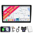 Android 14 Car Radio Stereo for 2008-2012 Nissan Armada, 9.1 Inch Touch Screen Head Unit Dash Kit with Wireless CarPlay Android Auto, GPS Navigation BT SWC WiFi 5G DSP