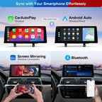 XTRONS 12.3 Inch Android 14 Snapdragon 680 Car Stereo for BMW F30/F31/F32/F33/F34/F35/F36 (2013-2016) NBT iDrive 4.0, IPS Touch Screen 8+128GB Car Radio GPS Navigation Wireless CarPlay Android Auto