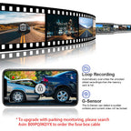 Fitcamx 2K Front and Rear Dash Cam Suitable for Volvo S60 V60 2019 2020 2021 2022 T5 T6 T8 B5, OEM Style, Dual 1440P+1080P HD Video, Loop Recording WiFi, Gravity Sensor, WDR Night Vision, 64GB Card