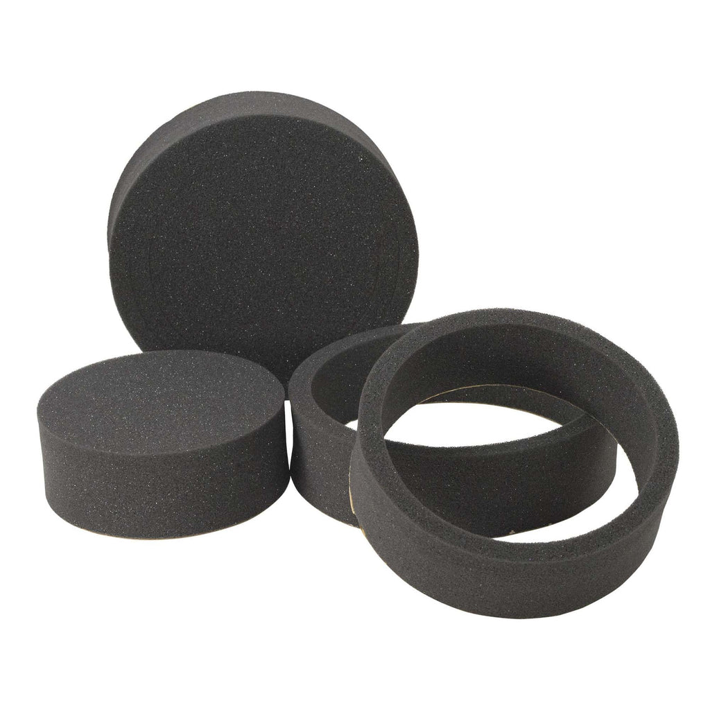 Alpine HDZ-65CS, Status Series Hi-Res 6.5" 2-Way Speakers + Foam Baffle Kit Bundle