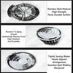 Stainless Steel Ventilator for Roof, Silent Wind Driven Attic Fan
