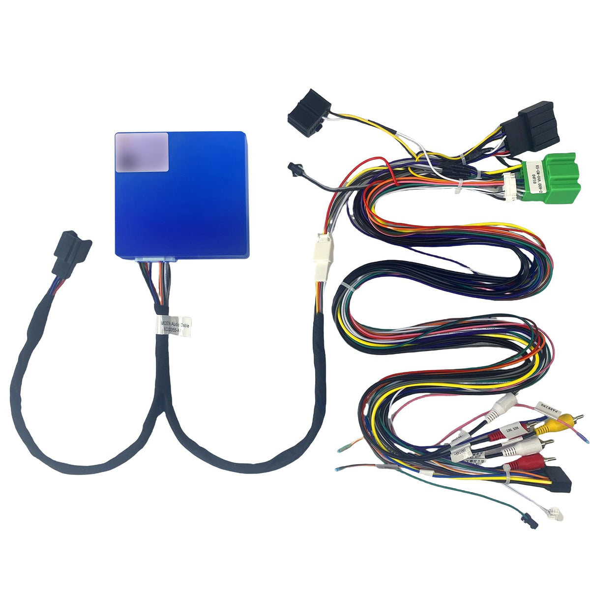 Audio System Adapter Optic Fiber Box for Chevy Silverado GMC Sierra 1500 2500 3500 2014-2018 Car Stereo Radio Supplemental Wiring Harness