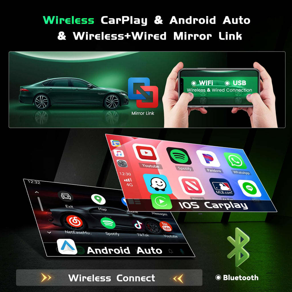 4+128G Android 15 Car Stereo for Honda CRV 2007 2008 2009 2010 2011