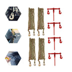 5/16"-3/8"Grade 70 Chain Transport Hauling Load Package Includes Binders and 5/16"×20ft Chains Safe Working Load