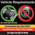 MPC 4-Button Remote Starter Compatible with Nissan Titan 2005-2007 |Gas| |Key-to-Start| Plugin T-Harness - (2) Extended Range 4-Button 2-Way Remotes - Up to 3,000 ft Range - Firmware Preloaded