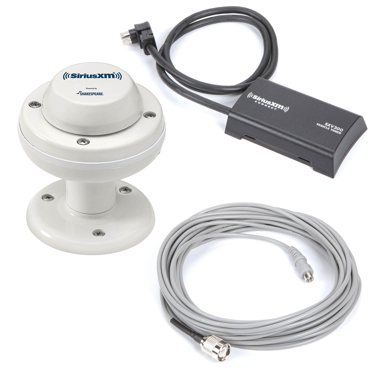 Clarion CMM-30 Source Unit SXV300m1 Satellite Radio Bundle