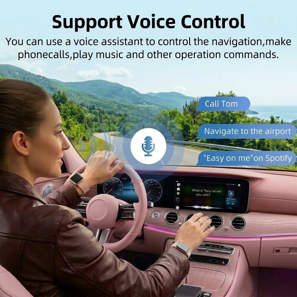 Wireless CarPlay Retrofit Kit Decoder for Mercedes Benz with NTG4.5/4.7