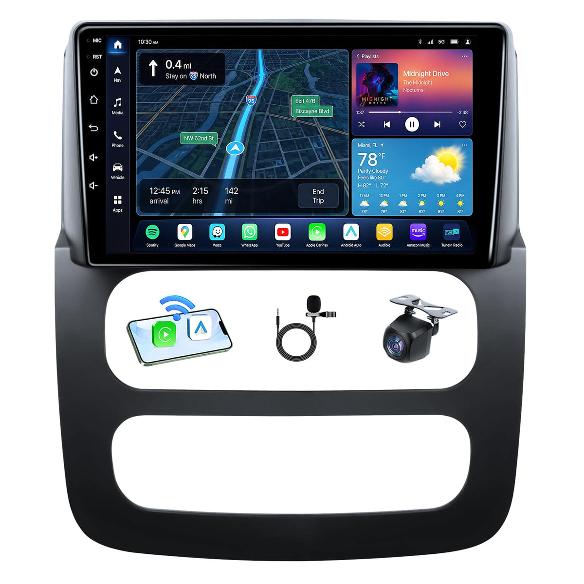 8 + 32GB ROM Android 15 Car Radio for Dodge Ram 1500 2500 3500 2002-2005