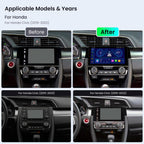 XTRONS 9" Android Car Stereo for Honda Civic (2015-2022) IPS 4+64GB