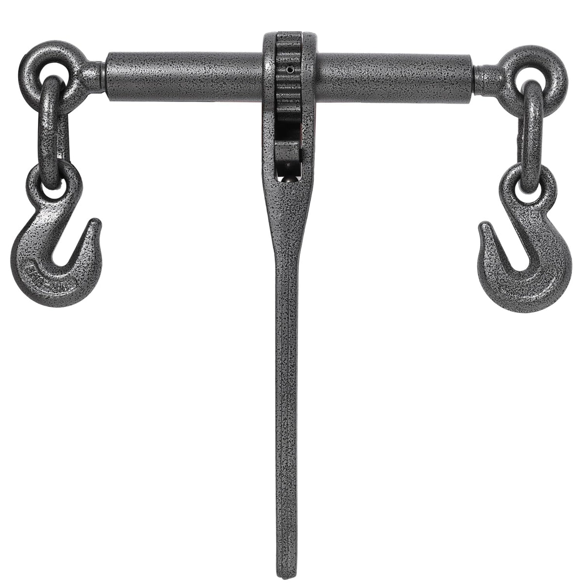 Heavy Duty Ratchet Binders Steel Black 5400lbs Load Capacity Adjustable G70 Hooks Outdoor Use
