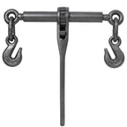 Heavy-Duty Ratchet Binders with Adjustable Hooks & 9200lbs Load Capacity - 4-Pack Black