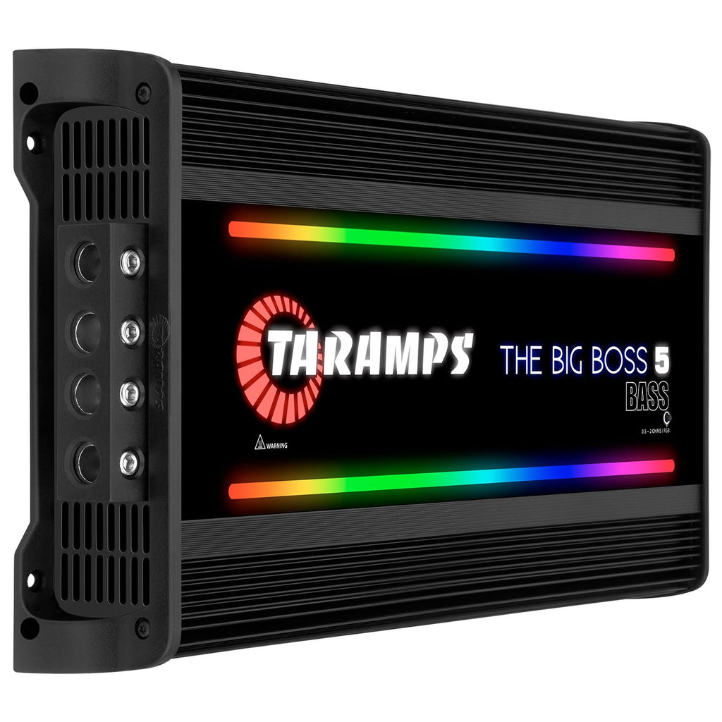 Taramps The Big Boss 5 Black 5000W RMS Monoblock Class D Car Sub Amplifier
