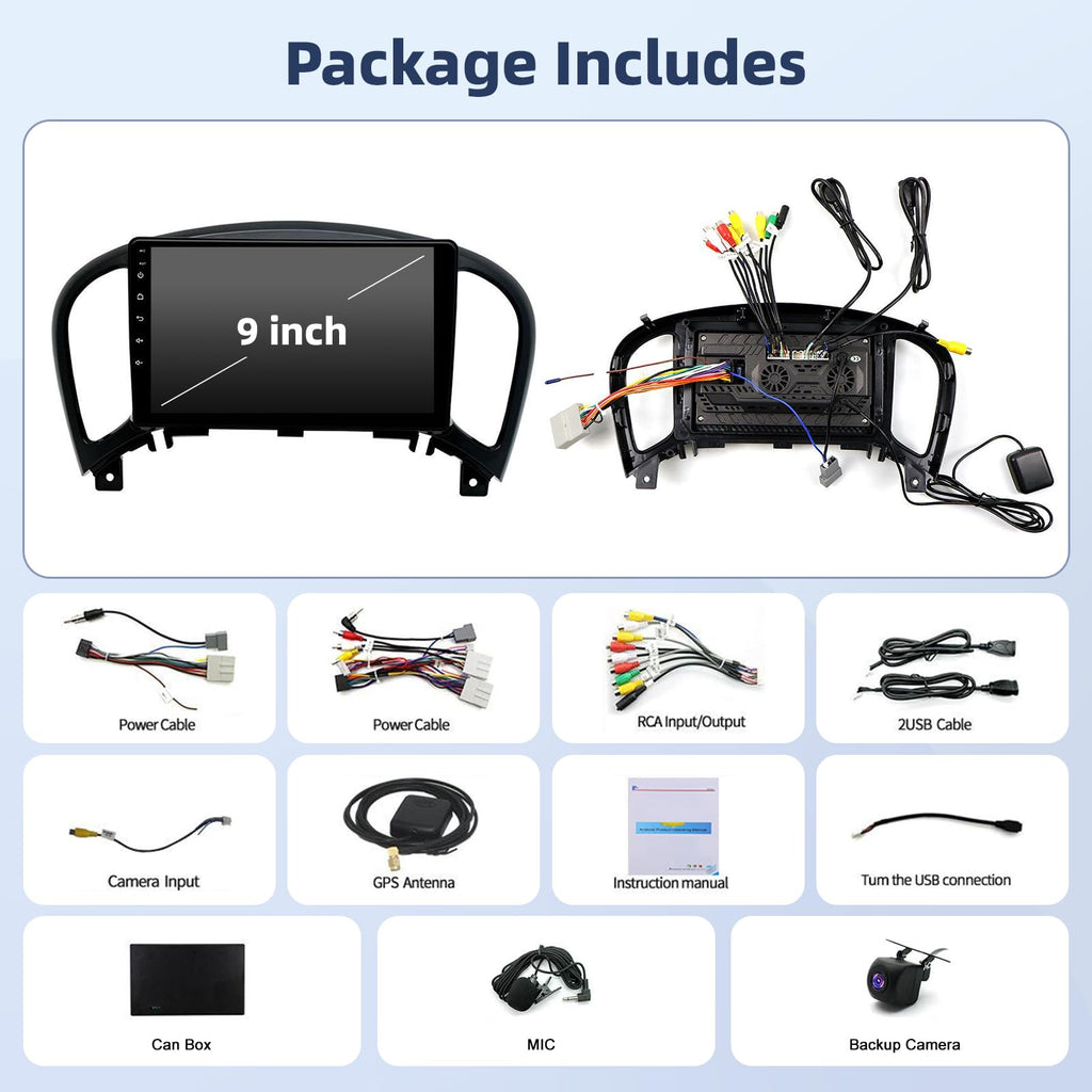 4Core+64G Android 15 Car Radio for Nissan Juke 2011-2016