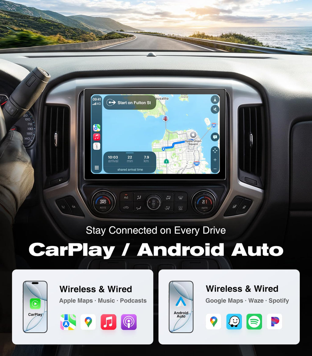11.5" Android 4G+64G Car Stereo for Sierra GMC Chevy Silverado 2014-2018