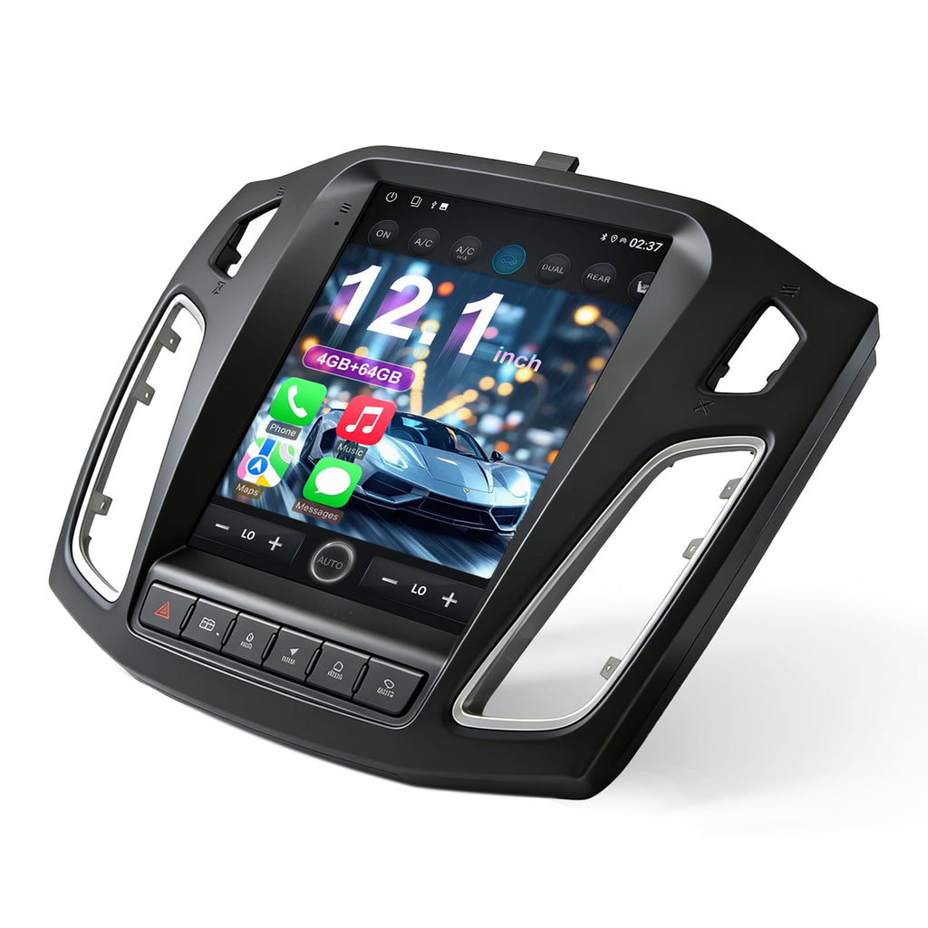10.4" Vertical Car Stereo Radio for Ford Focus 2012-2018,Wireless CarPlay