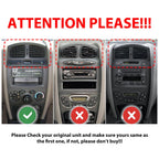 for Hyundai Santa Fe 2001-2006 Car CarPlay Android Auto Navigation Stereo GPS Radio Reverse Camera Display 9" IPS Touchscreen Headunit Tablet Pad Media Player, if Applicable Quad Core 4G+64G