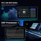 8+128GB 8Core Car Radio Stereo for Toyota Prius 2010-2015 Dash Kit Car GPS Navigation,9" IPS Touch Screen Head Unit with Car-Play & Android Auto/SWC/DSP/Rear View
