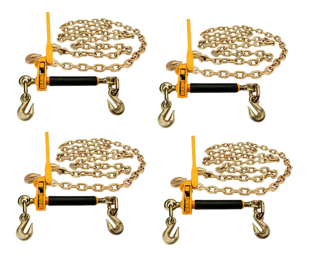 Mytee Products (4 Pack) Peerless Folding Handle QuikBinder Plus Ratchet Binder 3/8"
