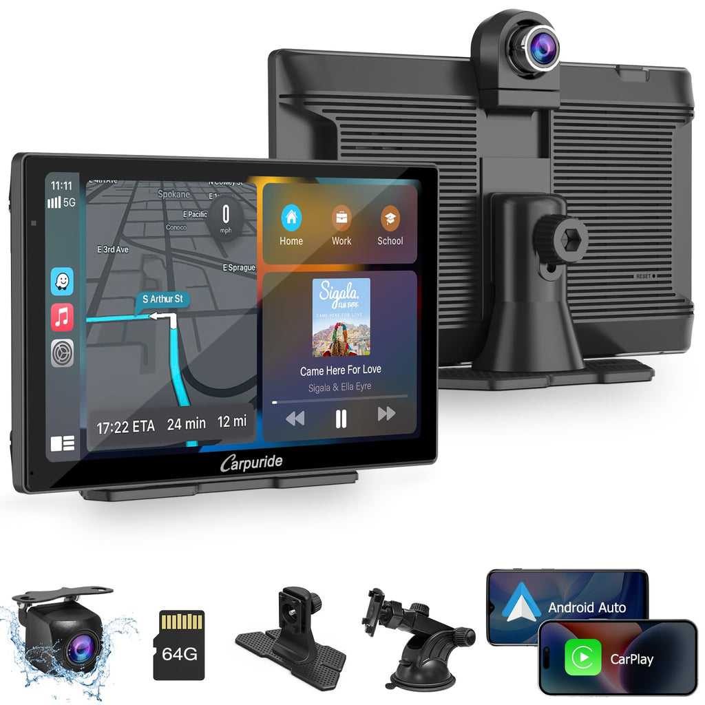 Carpuride W603B 6.3" Motorcycle Carplay Screen for R1200GS R1250GS S1000XR