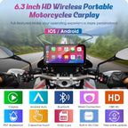 Carpuride W603B 6.3" Motorcycle Carplay Screen for R1200GS R1250GS S1000XR
