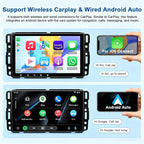 Double Din Car Stereo for Buick Enclave 2008-2012 w/CarPlay & Android Auto