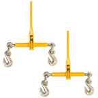 US Cargo Control Peerless Ratchet Load Binders for 3/8 Inch and 1/2 Inch Grade 70 Chain (2-Pack) - 12,000 LBS Working Load Limit, Use Ratchet Chain Binders for Flatbed Trailer, Hauling, Towing