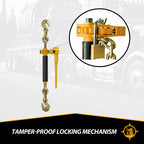 NCC · Heavy Duty · (4) G70 3/8" x 10' Transport Chain & (4) 5/16"-3/8" Peerless QuikBinder · for Tie Down, Hauling, Towing, Cargo Control