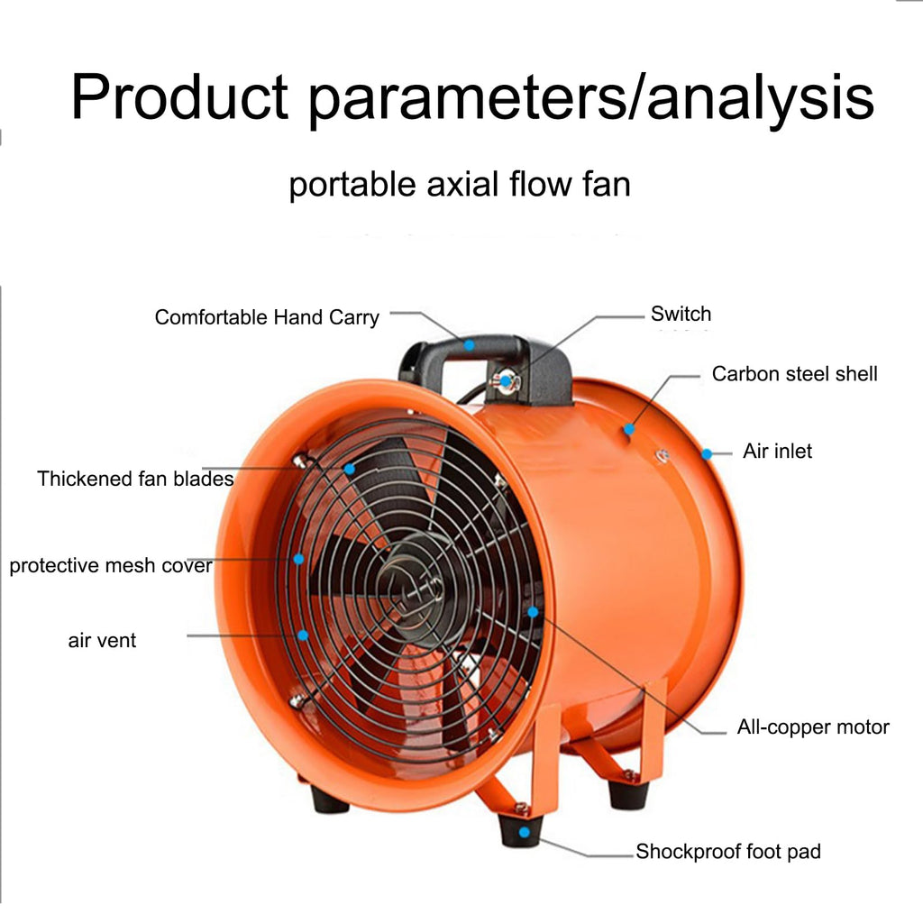 High Air Volume Waterproof Utility Factory Blower with Handle