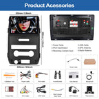 6G+128G 8-Core Android 15 Car Radio Stereo for Ford F150 F-150 2009 2010 2011 2012 with Wireless CarPlay Android Auto 9" IPS Touch Screen Head Unit with DSP GPS Bluetooth 5.0 WiFi FM AHD Backup Camera