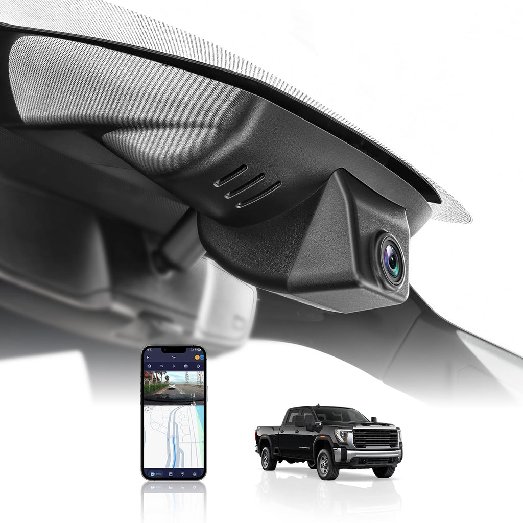 4K Dash Cam for GMC Sierra 2022-2026
