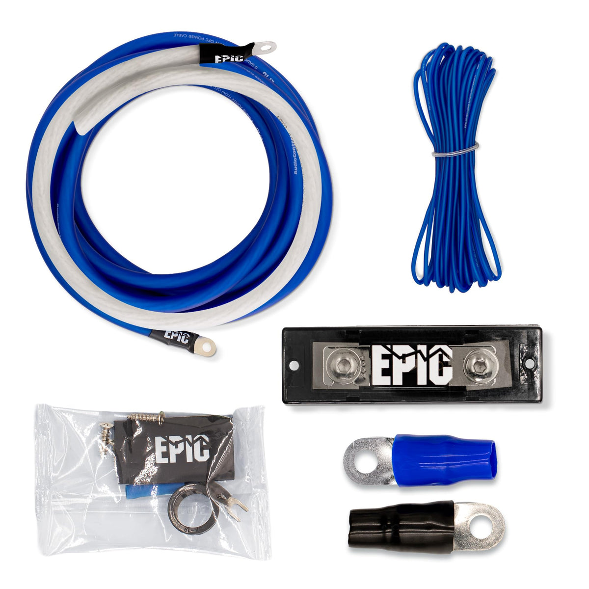 AudioControl Epic Series 0 Gauge OFC Wiring Kit for Car Audio Amplifiers