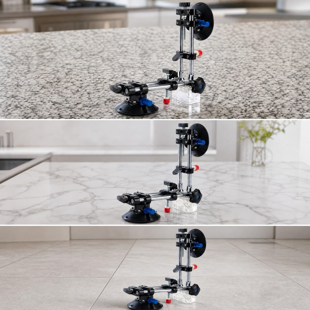 Heavy-Duty Countertop Leveler | Adjustable Clamping Blocks, Leveling Tool, Installers, Fabricators