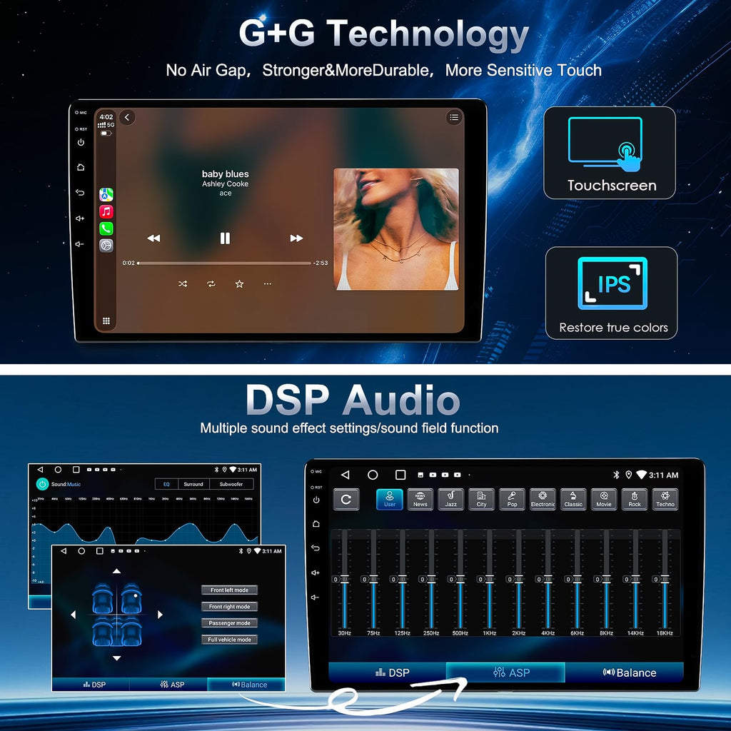 10.2" 64GB Car Radio Stereo for 2013-2018 Dodge Ram 1500 2500 3500(Manual & Auto A/C), Upgrade Plug and Play Android 13 Head Unit with Wireless Carplay/Android Auto/1080P Backup Camera/AM FM