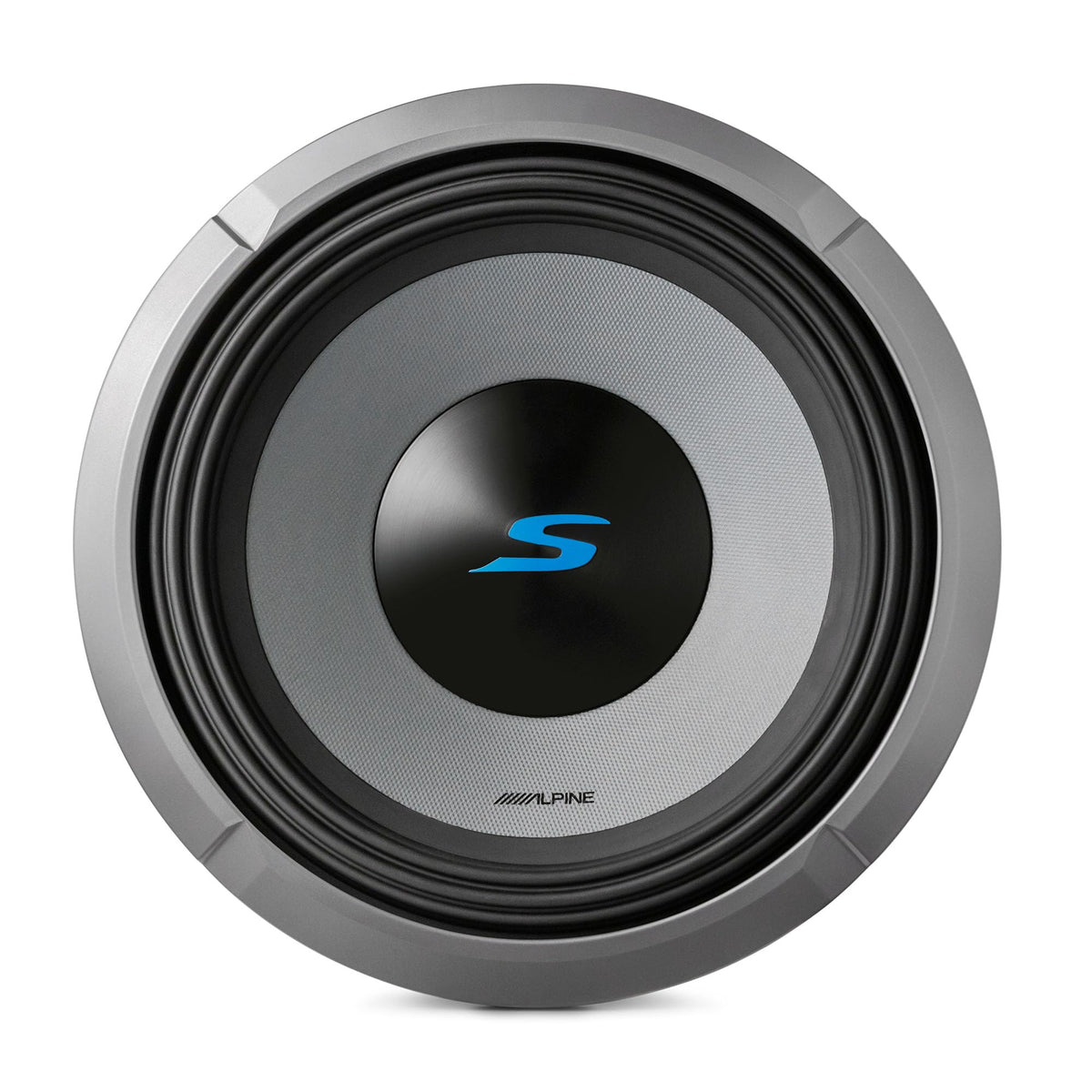 Alpine S2-W12D4 S Series 12 Dual 4-Ohm Subwoofer 1800W with SoundBox E Series Single 12-Inch Vented Subwoofer Enclosure Bundle