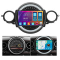 Car Stereo for Mini Cooper R56 2007-2014 with Wireless Apple Carplay Android Auto, 9'' Touch Screen for Cooper R56 Radio Upgrade, GPS, WiFi, Bluetooth, HiFi, SWC, FM, Split Screen, Mic, Backup Cam