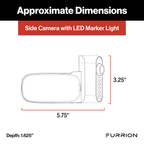 Furrion Vision S+ RV Observation System with Left/Right Side Cameras, Infrared Night Vision, 65-Degree Wide Viewing Angle - FCEFDTASH