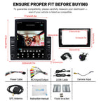 4+64G Car Stereo for Mercedes Benz Sprinter 2007-2018 with Wireless CarPlay Android Auto, 9.7 inch Android 13 Touchscreen Display Radio Player Audio Receiver Headunit with GPS Navi FM RDS SWC WiFi