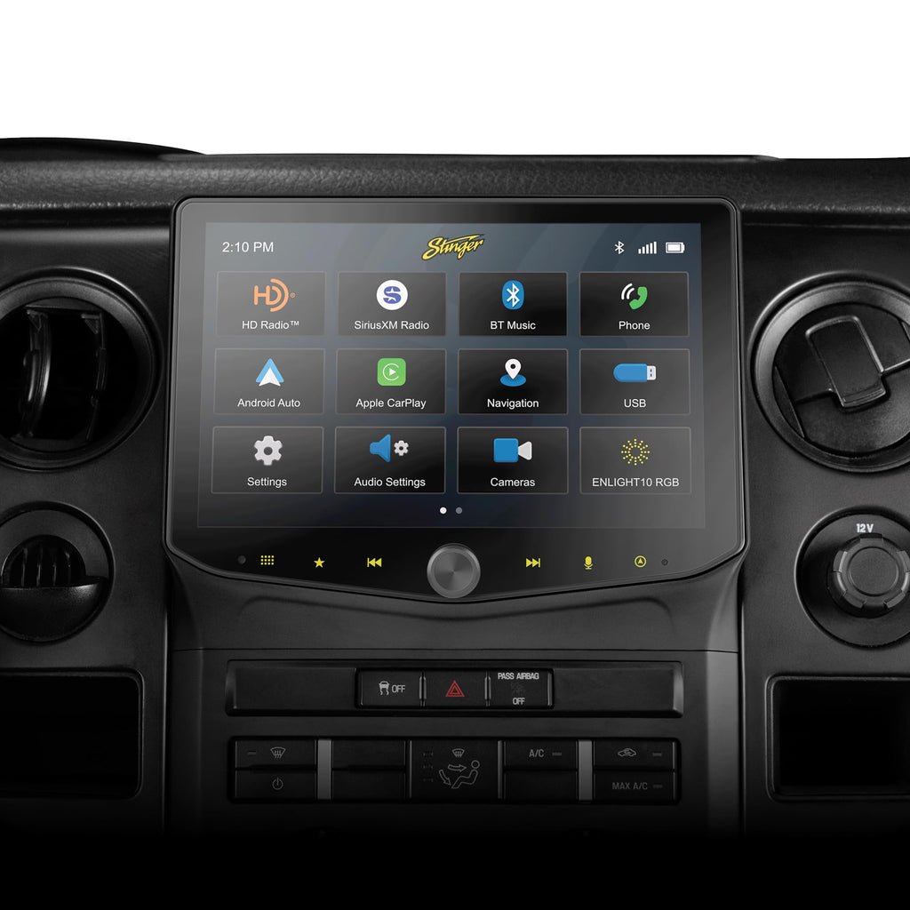 Stinger HORIZON10 10.1" Ford F-150 (2009-14) Stereo, Wireless Apple CarPlay
