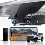 4K & Rear 1080P Dash Cam for Ford Bronco 2021-2024,Integrated OEM Look